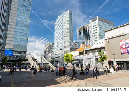 秋葉原電器街的城市景觀 秋葉原電器街的城市景觀 140933845