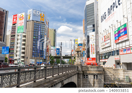 秋葉原電器街的城市景觀 140933851