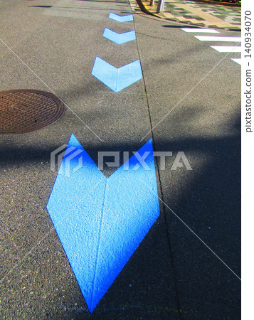 Scenery of bicycle lane Scenery of bicycle lane 140934070