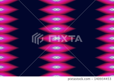 Seamless ikat oriental design pattern. ikat geometric ethnic pattern. ikat pattern design for clothing, textile, wrapping, background, wallpaper, carpet, embroidery, print, vector, illustration design Seamless ikat oriental design pattern. ikat geometric ethnic pattern. ikat pattern design for clothing, textile, wrapping, background, wallpaper, carpet, embroidery, print, vector, illustration design 140934453