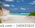 Beautiful amazing nature background. Tropical blue sun sea. 140935829