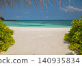 Tropical beach background as summer landscape 140935834