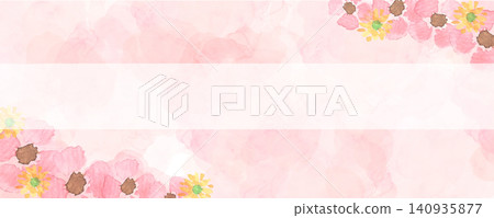 A background image featuring beautiful pink flowers with vibrant gradients, drawn on washi paper. A background image featuring beautiful pink flowers with vibrant gradients, drawn on washi paper. 140935877