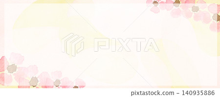 A background image featuring beautiful pink flowers with vibrant gradients, drawn on washi paper. A background image featuring beautiful pink flowers with vibrant gradients, drawn on washi paper. 140935886