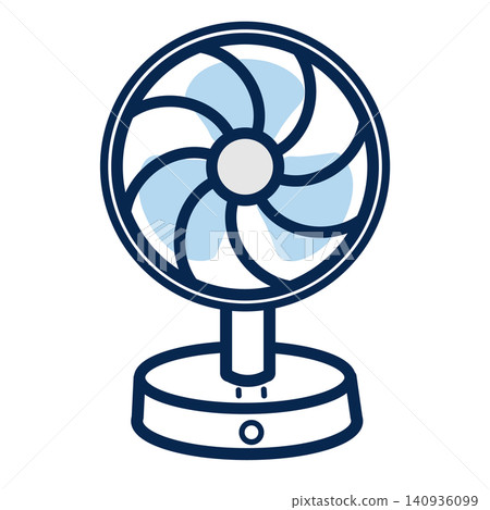 Simple icon for a fan Simple icon for a fan 140936099