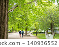 【舍人公園】人們沿著綠樹成蔭的小路漫步。 140936552