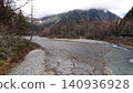 Snow-covered mountains and rivers 140936928