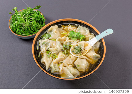 shepherd's Purse Wontons,Traditional Chinese Wild Vegetable Dumplings shepherd's Purse Wontons,Traditional Chinese Wild Vegetable Dumplings 140937209