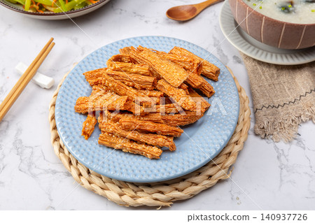 deep Fried Dried Tofu Sticks Fuzhu, Crispy Golden Bean Curd Roll Pastry deep Fried Dried Tofu Sticks Fuzhu, Crispy Golden Bean Curd Roll Pastry 140937726