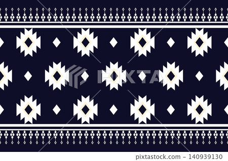 Geometric ethnic with floral pattern. Geometric ethnic pattern. Ethnic pattern. Navajo, Native American tribal fabric design for clothing, textile, wrapping, background, wallpaper, carpet, embroidery, Geometric ethnic with floral pattern. Geometric ethnic pattern. Ethnic pattern. Navajo, Native American tribal fabric design for clothing, textile, wrapping, background, wallpaper, carpet, embroidery, 140939130
