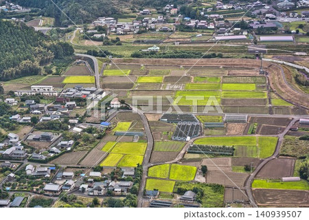 Rural scenery viewed from the Tairyuji Ropeway Rural scenery viewed from the Tairyuji Ropeway 140939507