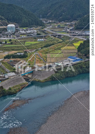 View of the Nakagawa River from the Tairyuji Ropeway View of the Nakagawa River from the Tairyuji Ropeway 140939714