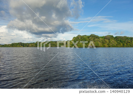 amazing landscape during navigation on river through Amazon rainforest. Amazonas, north of Brazil amazing landscape during navigation on river through Amazon rainforest. Amazonas, north of Brazil 140940129