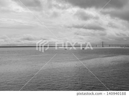panoramic of Rio Negro bridge connecting Manaus to the municipality of Iranduba, Amazonas, Brazil panoramic of Rio Negro bridge connecting Manaus to the municipality of Iranduba, Amazonas, Brazil 140940188
