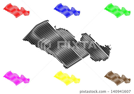 Orangeburg County, State of South Carolina (U.S. county, United States of America, USA, U.S., US) map vector illustration, scribble sketch Orangeburg map Orangeburg County, State of South Carolina (U.S. county, United States of America, USA, U.S., US) map vector illustration, scribble sketch Orangeburg map 140941607