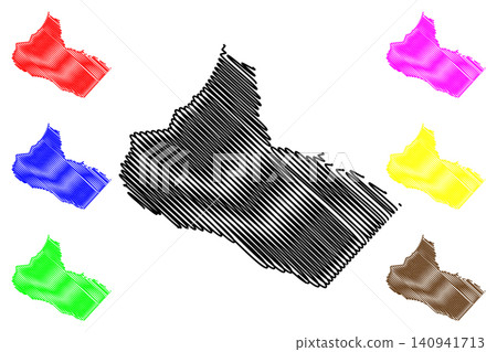 Crockett County, State of Tennessee (U.S. county, United States of America, USA, U.S., US) map vector illustration, scribble sketch Crockett map Crockett County, State of Tennessee (U.S. county, United States of America, USA, U.S., US) map vector illustration, scribble sketch Crockett map 140941713