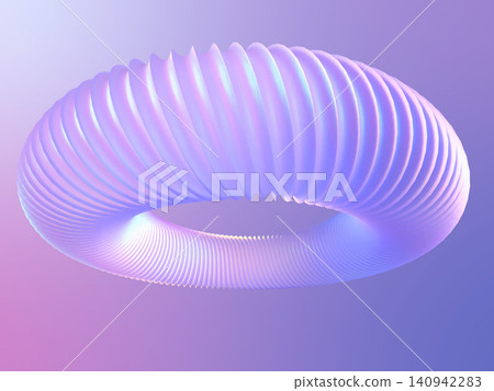 A 3DCG illustration of a glowing circle, symbolizing near-future technology. A 3DCG illustration of a glowing circle, symbolizing near-future technology. 140942283