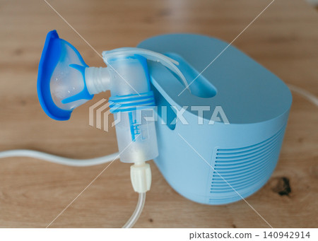 Inhaler Medical Equipment Breathing Mask. High quality photo Inhaler Medical Equipment Breathing Mask. High quality photo 140942914