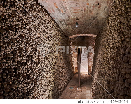 Ossuary at the Church of St James in Brno, Czech Republic Ossuary at the Church of St James in Brno, Czech Republic 140943414