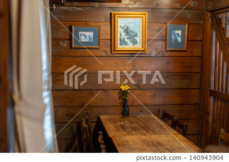 北阿爾卑斯山,北穗高小屋:時尚內飾 北阿爾卑斯山,北穗高小屋:時尚內飾 140943904