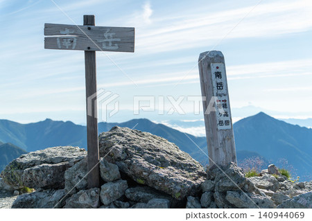北阿爾卑斯山脈,槍穗高主脊,南嶽 北阿爾卑斯山脈,槍穗高主脊,南嶽 140944069