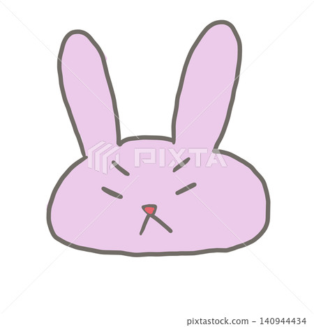 Animal illustration: An angry rabbit Animal illustration: An angry rabbit 140944434