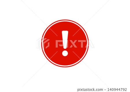 Warning Alert Icon Red Circle With White Exclamation Mark Symbol For Error Notification And Caution Warning Alert Icon Red Circle With White Exclamation Mark Symbol For Error Notification And Caution 140944792