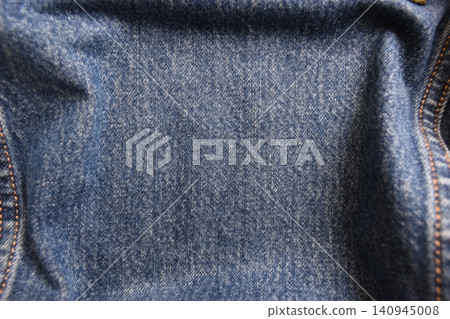 seam of blue denim texture background, jean fashion style seam of blue denim texture background, jean fashion style 140945008