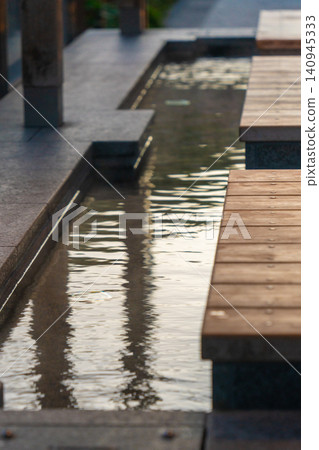 footbath, footbathing, hot spring 140945333