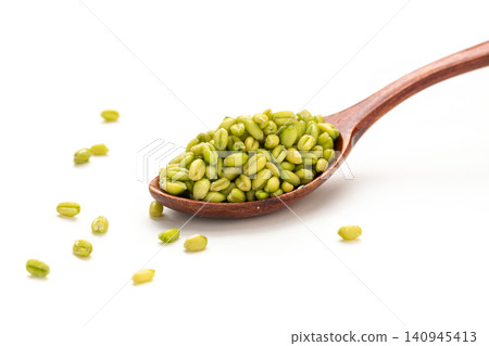fresh green wheat kernels, raw organic whole grain berries, healthy plant-based superfood ingredient fresh green wheat kernels, raw organic whole grain berries, healthy plant-based superfood ingredient 140945413