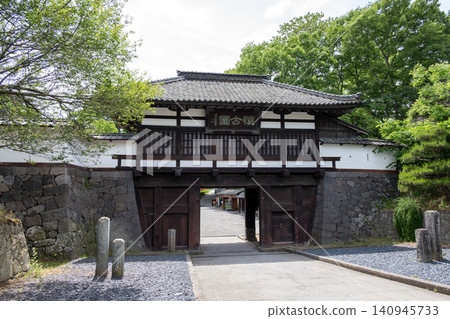 The third gate that still exists at the Komoro Castle ruins 140945733