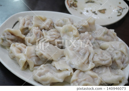 boiled gyoza boiled gyoza 140946073