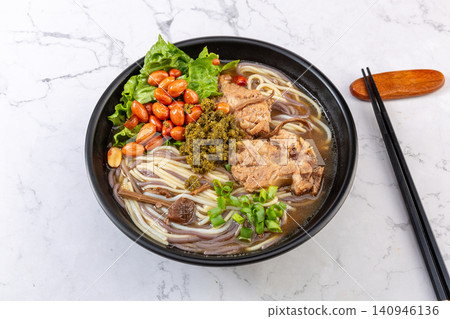 traditional Chinese Fish Rice Noodles Soup with Coarse Grains and Herbs traditional Chinese Fish Rice Noodles Soup with Coarse Grains and Herbs 140946136