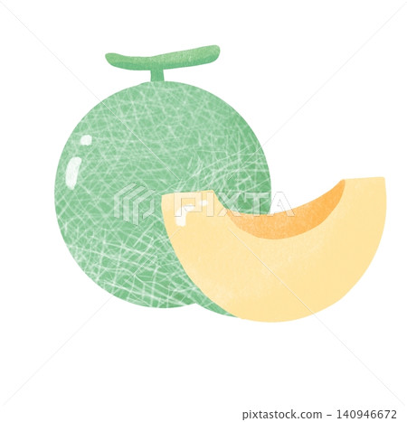 Illustration of melon 140946672