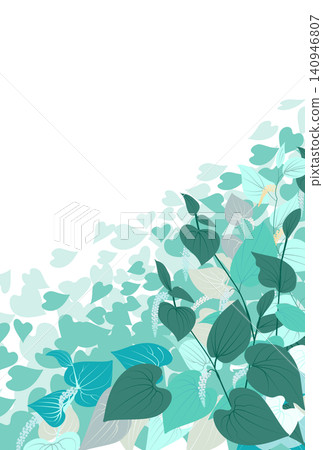 Background 2 (vertical) of clusters of Pinellia ternata Background 2 (vertical) of clusters of Pinellia ternata 140946807