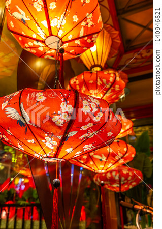 Lighting in a local Vietnamese restaurant Lighting in a local Vietnamese restaurant 140946821
