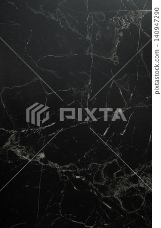 Rich black marble showcases intricate white veining. Luxury and elegance concept Rich black marble showcases intricate white veining. Luxury and elegance concept 140947290