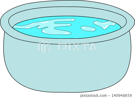 Traditional Thai water bowl and scented water for Songkran Traditional Thai water bowl and scented water for Songkran 140948659