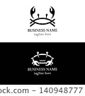 Crab logo template vector icon design 140948777