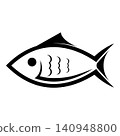 Fish vector logo design 140948800