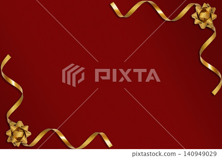 A luxurious red and gold ribbon background (Gift/Valentine's Day) A luxurious red and gold ribbon background (Gift/Valentine's Day) 140949029