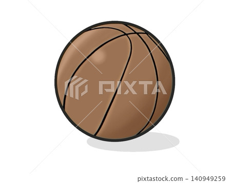 Illustration of a basketball. Illustration of a basketball. 140949259