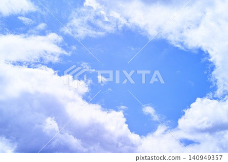 藍色的天空和雲圖像 藍色的天空和雲圖像 140949357