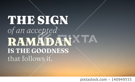 A soft dawn sky transitions from deep blue to a warm orange horizon. Bold white typography overlays the peaceful gradient, sharing a message about spiritual consistency. The quote suggests that a A soft dawn sky transitions from deep blue to a warm orange horizon. Bold white typography overlays the peaceful gradient, sharing a message about spiritual consistency. The quote suggests that a 140949555
