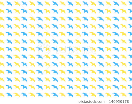 Blue and yellow pteranodon background material 140950178