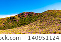 Mountains in full bloom with Miyama Kirishima azaleas - Kuju Mountain Range, Oita Prefecture 140951124