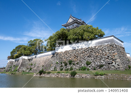 岸和田城：天守閣和主圍牆石牆 140951408