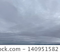 A cloudy sky and horizon enveloped in silence. 140951582