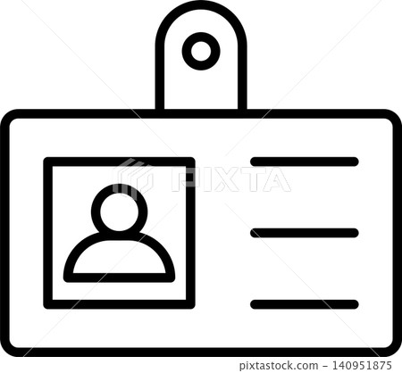 Professional Business Card Icon Professional Business Card Icon 140951875