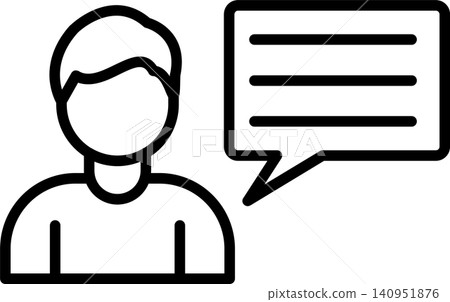 Business Consultant Discussion Icon Business Consultant Discussion Icon 140951876